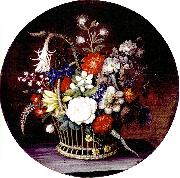 magdalene margrethe barens korg med blomster oil painting picture wholesale